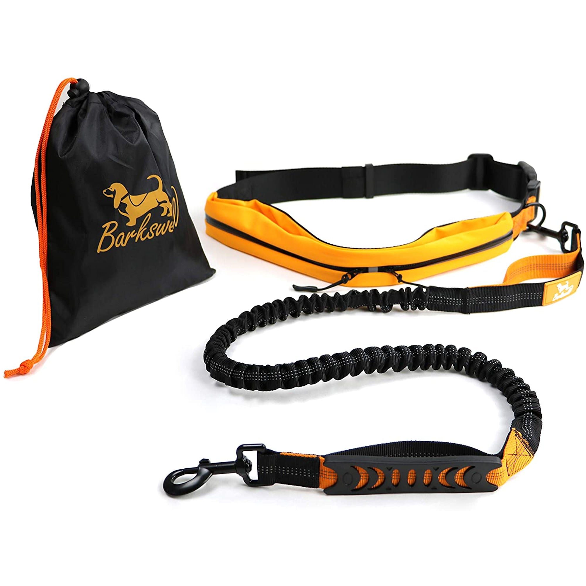 Athletic Hands Free Dog Lead Running Dog Lead with Waist Belt