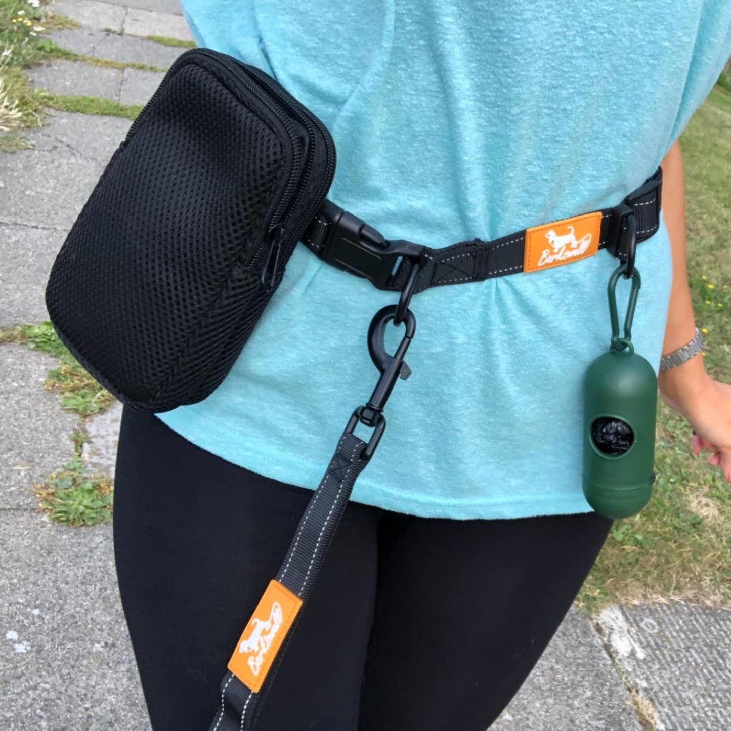 Original Hands Free Dog Lead - Running Dog Lead with Waist Belt - 1 Dog